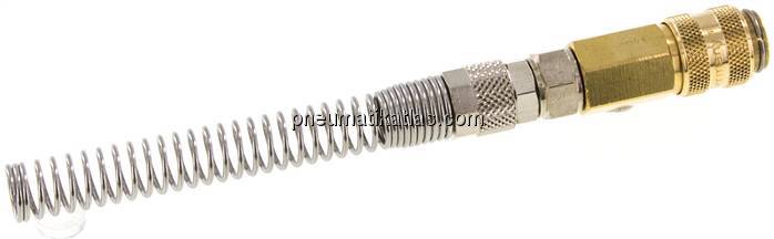 Kupplungsdose (NW5) 8x6mm Schlauch m. Knickschutz