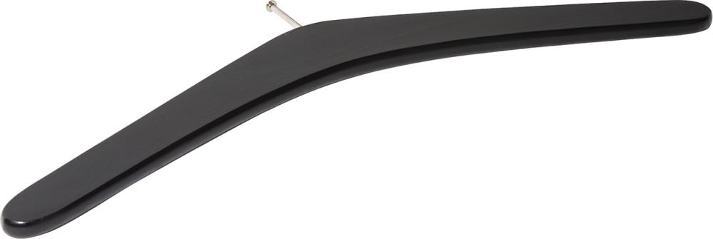 Kleiderbügel aus Hartholzfür Serie Classic Farbe Schwarz mit Spezialaufhängung