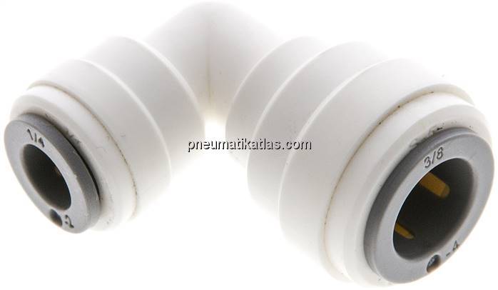 Winkel-Steckanschluss 3/8" (9,52 mm)-1/4" (6,35 mm), IQS-LE (EPDM-Dichtung)