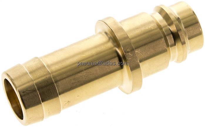 Kupplungsstecker (NW19) 25 (1")mm Schlauch, Messing