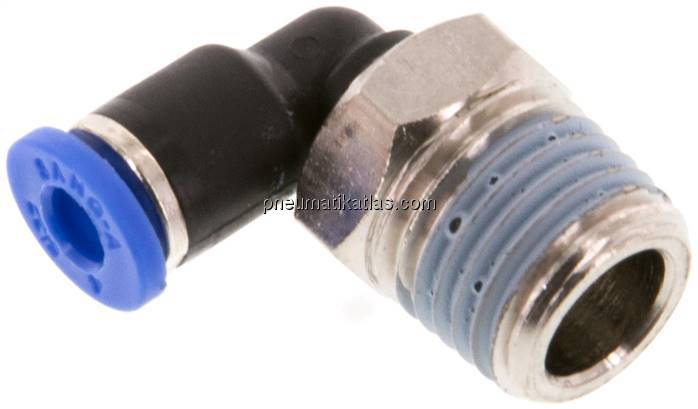 Winkel-Steckanschluss R 1/4"-4mm, IQS-Standard