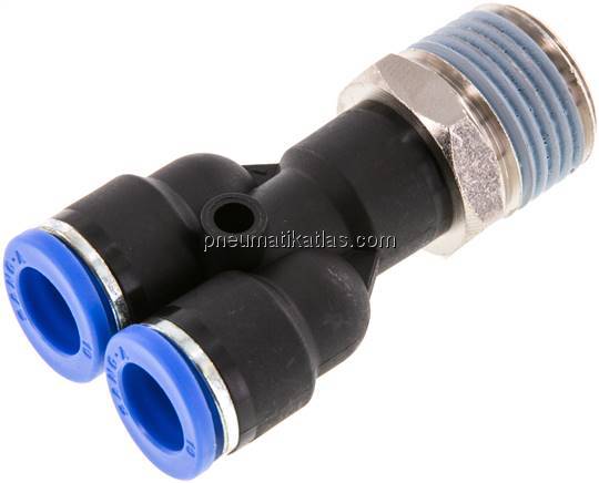 Y-Steckanschluss R 1/2"-10mm, IQS-Standard