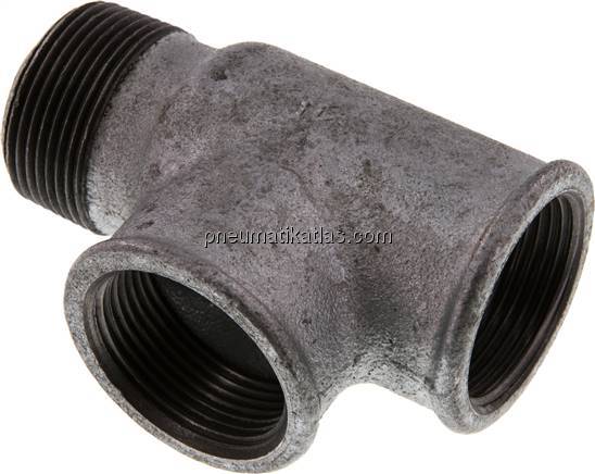 LE-Einschraubstück Rp 1-1/4"(IG)-R 1-1/4"(AG), Temperguss verzinkt