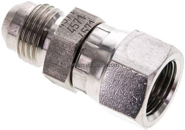 Reduziernippel UNF 9/16"-18(JIC-AG)-UNF 9/16"-18(JIC-IG)