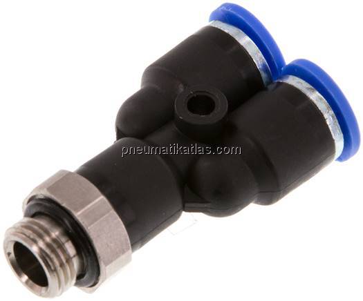 Y-Steckanschluss G 1/8"-6mm, IQS-Standard