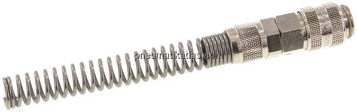 Kupplungsdose (NW5) 8x6mm Schlauch m. Knickschutz