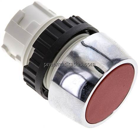 Betätigeraufsatz 22mm, Drucktaster (rot)