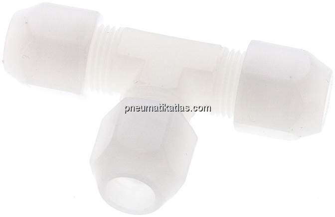 T-Schlauchverbindung 12x10mm, PVDF (FDA)
