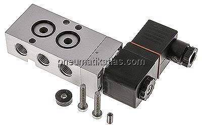 NAMUR-Magnetventil, 5/2-Wege Luftfederrückstellung, G 1/4", 24 V DC