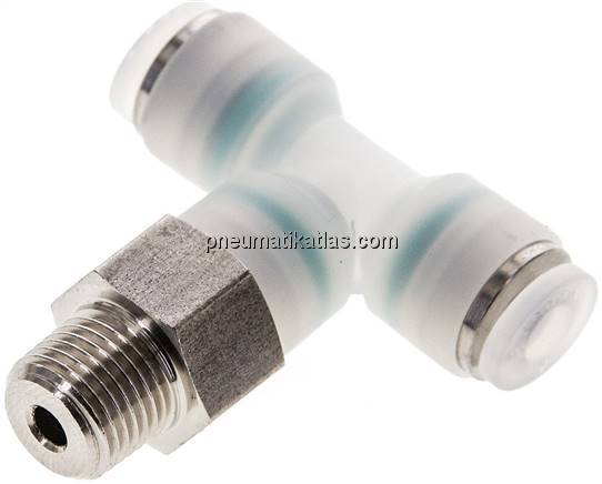 T-Steckanschluss R 1/8"-4mm, IQS-ES LE/IQS-PVDF