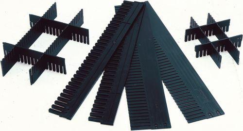 Unterteiler anthrazit L1150xH180xS15 mm VE 10 Stk. individuell zuschneidbar