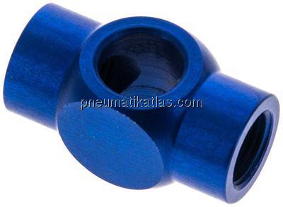 T-Ringstück mit Innengewinde G 1/8", Aluminium