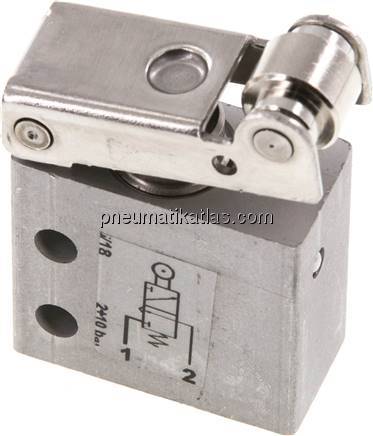 3/2-Wege (NC) Endschalter mit Rollenhebel, M 5