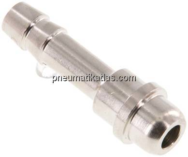 Tülle Messing vernickelt, G 1/4"-6 (1/4")mm, ohne Mutter