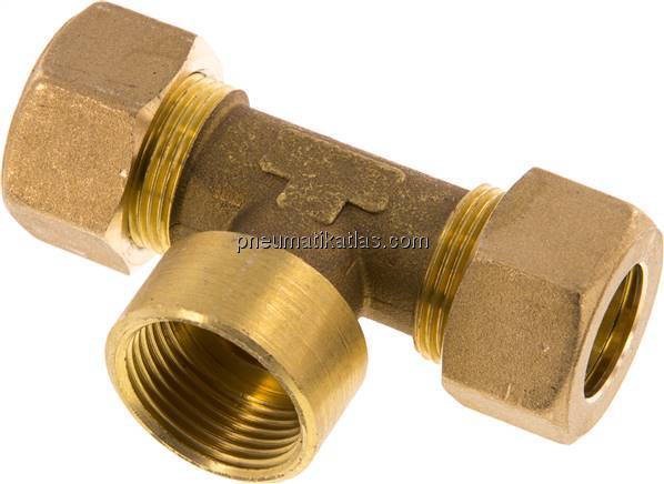 T-Klemmringverschraubung G 3/4"-18 (M24x1,5)mm, Messing