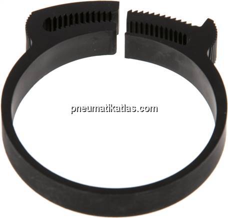 Schnapp-Schlauchschelle, Nylon, 43,3 - 47,2mm
