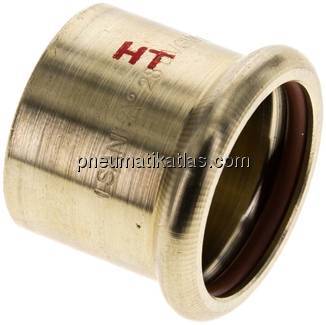 Pressfitting, Verschlusskappe, 28mm, Kupfer / Kupferlegierung