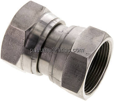 Gerader Verbinder 60°-Konus, G 1-1/2"-G 1-1/2", 1.4571