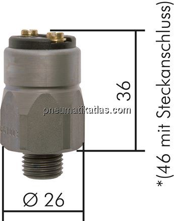 Exemplarische Darstellung: Druckschalter