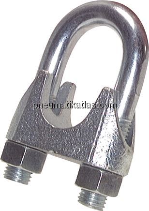 Exemplarische Darstellung: Drahtseilklemme, Stahl 