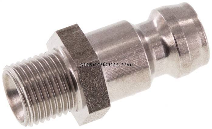 Temperierkupplungsstecker 9mm Zapfen,M 8x0,75(AG)