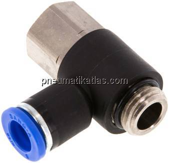 Winkel-Steckanschluss, I/A G 1/4"-8mm, IQS-Standard