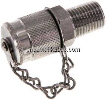 Messanschluss M16x2 - NPT 1/4" (AG), 1.4571