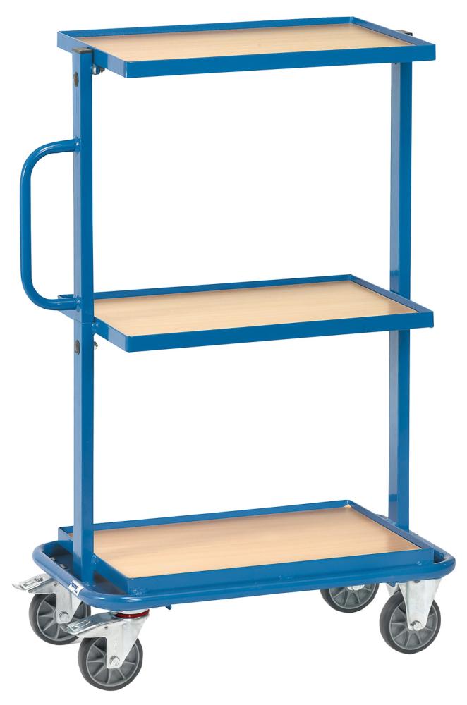 Beistellwagen 32901 200kg 3Eb. 600x400mm Holzfetra
