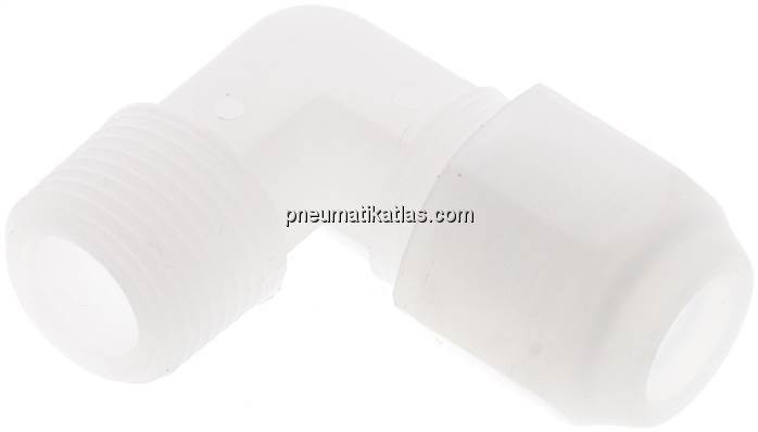 Winkel-Verschraubung R 3/8"-10x8mm, Polypropylen