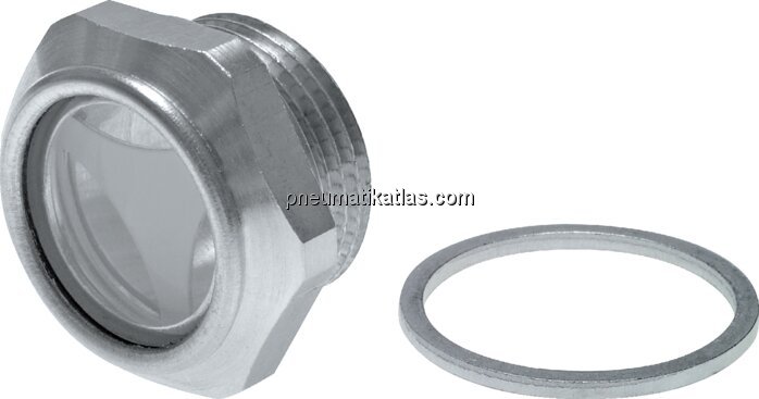 Exemplarische Darstellung: Ölstandsschauglas