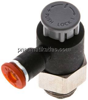 Kompakt-Drosselventil G 1/4"-4mm,zuluftregelnd