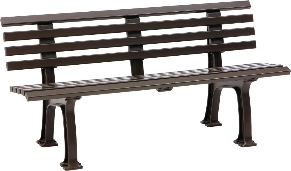 Gartenbank SYLT 3-Sitzer Länge 1500 mm braun Blome