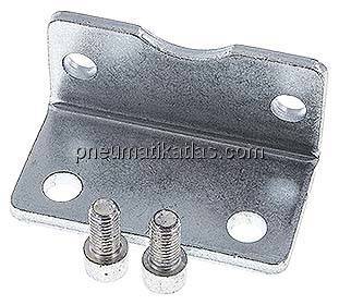 ISO 15552-Fußwinkel 80 mm, Stahl verzinkt