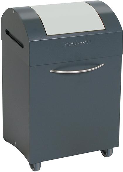 Wertstoffbeh. 45 l grau/grau, 685x380x320mm stumpf