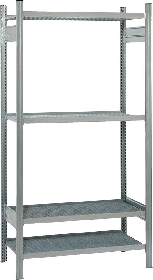 Regal, für bis zu 2 Schränke inklusive Wandbefestigung