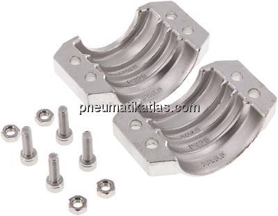 Klemmschalen 50 - 52mm, 1.4401, EN14420-3 (DIN2817)