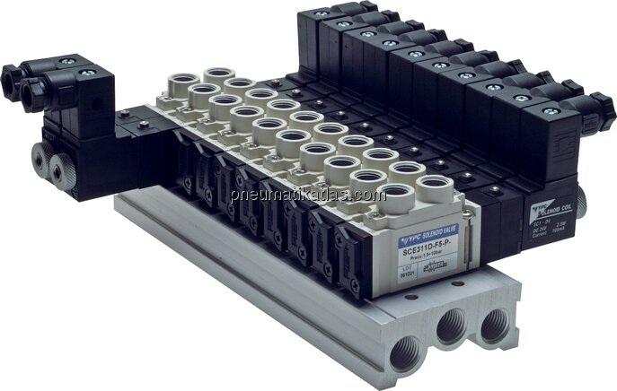 Exemplarische Darstellung: Reihenleiste (2-fach) f