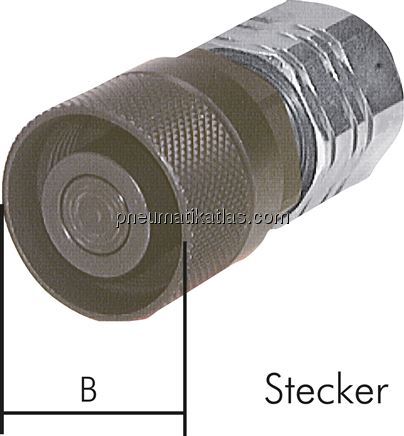 Exemplarische Darstellung: Flat-Face Schraubkupplu