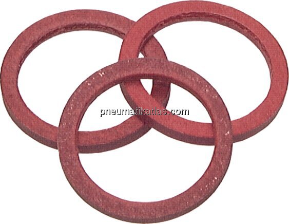 Exemplarische Darstellung: Vulkanfiber-Dichtringe
