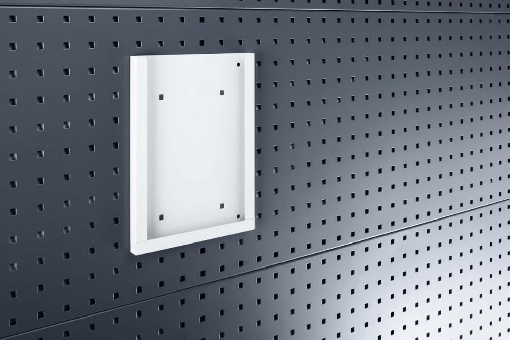 Prospekthalter A4 B224xT20xH302 mm für Lochplatten für Lochplatten bott