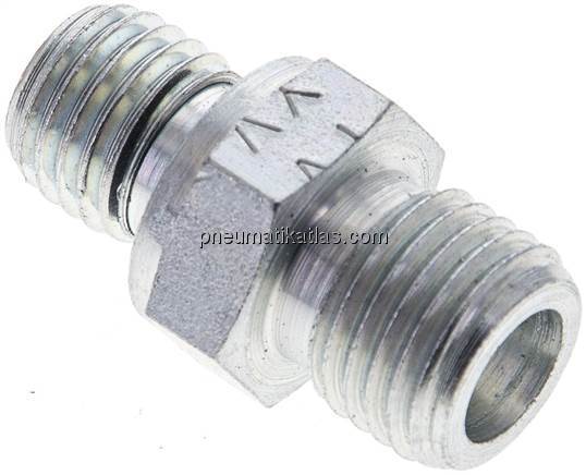 Gerade Schneidringverschr. M 12x1,5-6 S (M14x1,5), ohne Mutter & Schneidring, St