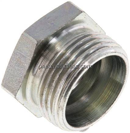 Verschlussverschraubung für Rohre 22 L (M30x2), Stahl verzinkt