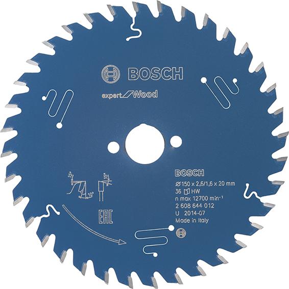 HM Kreissägeblatt 150x2,6x20mm Z36 W Bosch Expert Wood