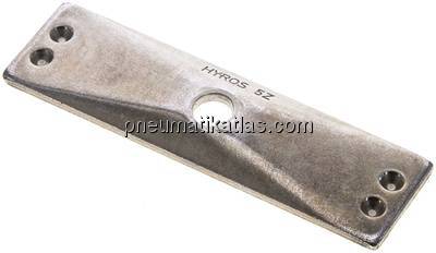 Deckplatte, Stahl verzinkt, Baugröße 5, doppelt