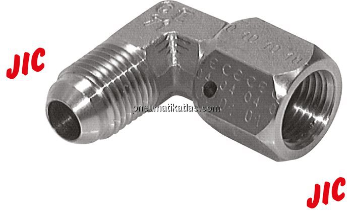 Exemplarische Darstellung: Winkel-Verschraubung 90