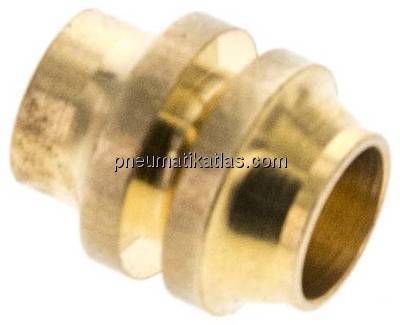 Reduziereinsatz f. Klemmringverschraub. 6mm-5 (M10x1)mm, Messing