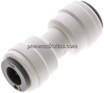 Gerader Steckanschluss 1/4" (6,35 mm)-1/4" (6,35 mm), IQS-LE (EPDM-Dichtung)