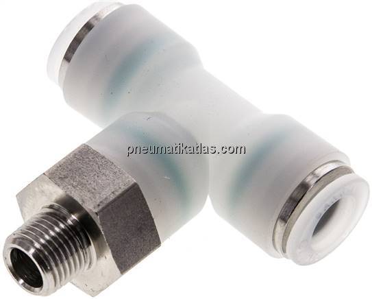 T-Steckanschluss R 1/8"-8mm, IQS-ES LE/IQS-PVDF