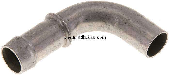 90°-Schlauchnippel Rohr 18, Schl. 17 - 18mm, 1.4301