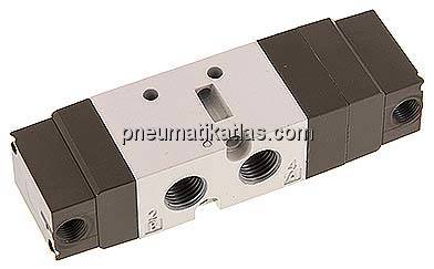 5/3-Wege Pneumatikventil, G 1/4", Mittelstellung belüftet